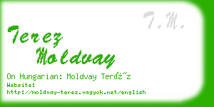 terez moldvay business card